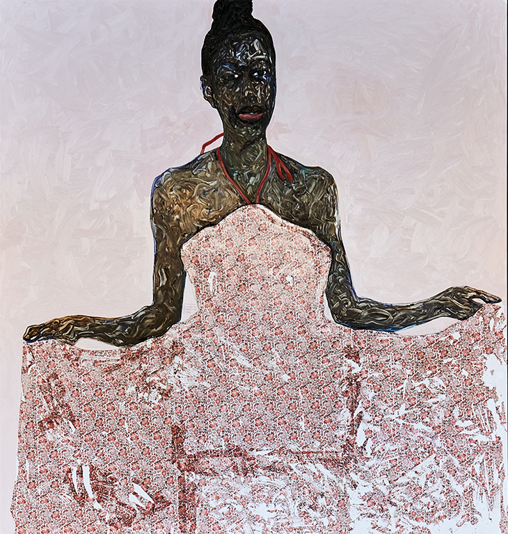 Amoako Boafo Floral Halter Dress