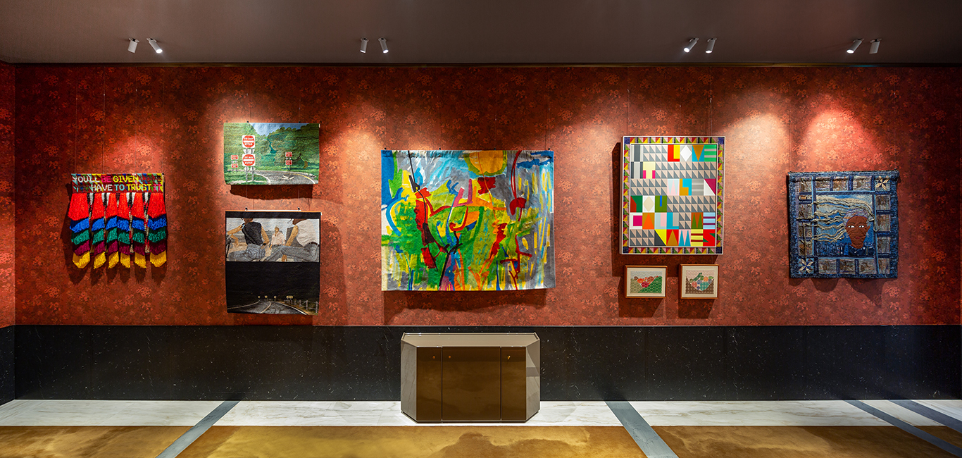 Radical Threads Second Floor install