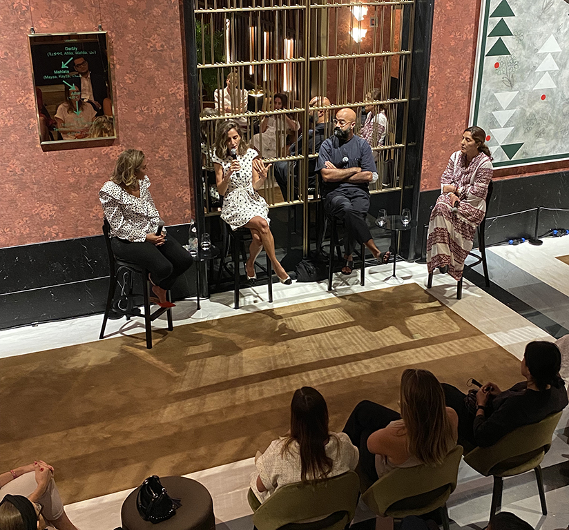 White cubes in the desert