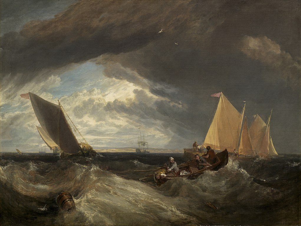 J.M.W. Turner, British Romantic artist who achieved huge fame and wealth with his landscapes and seascapes.